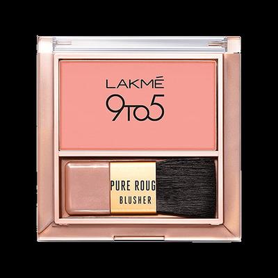 Lakme 9 To 5 Pure Rouge Blusher Nude Flush 6 Gm - Blushes