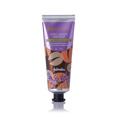 Fabessentials Coffee Lavender Hand Cream - SPF 15 With The Goodness Of Shea Butter 50 gm - Hand Creams
