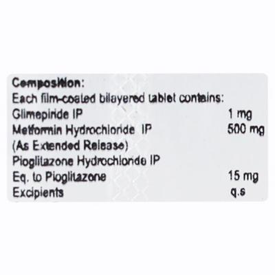 GLYNAMIC MP 1 Tablet 10's - Diabetes-Ant