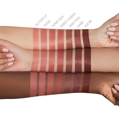 Huda Beauty Power Bullet Cream Glow Hydrating Lipstick Sweet Nudes Sweet Cheeks 3 gm - Lipsticks