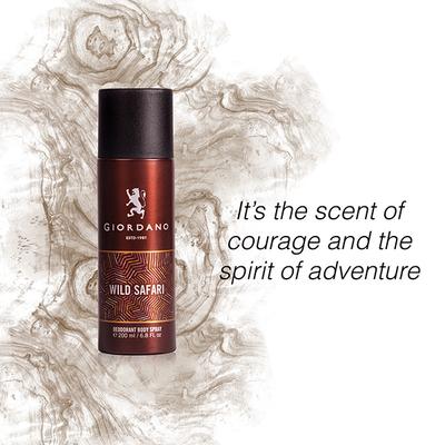 Giordano Wild Safari Deodorant Spray 200 ml - Men Deodorants/Roll-Ons