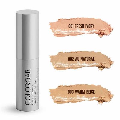 Colorbar Full Cover Makeup Stick With SPF 30 Fresh Ivory Fcms001 9gm - Foundation
