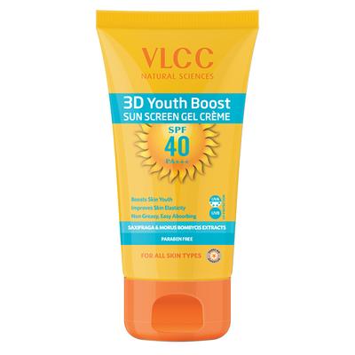 Vlcc 3D Youth Best Spf40 Sunscreen Gel Cream 50 Gm - Face Sunscreen