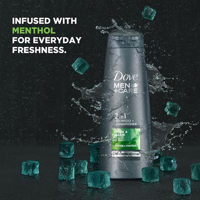 Dove Men+Care Fresh & Clean 2in1 Shampoo+Conditioner 340 ml - Shampoos
