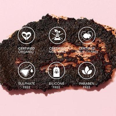 Mintree Certified Organic Coffee Face Scrub, Tan Removal, Exfoliates and Brightens Skin 60 gm - Scrubs & Exfoliants