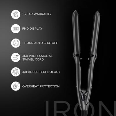 Ikonic Professional Finishing Line Hair Straightener-Grey 1's - Straighteners