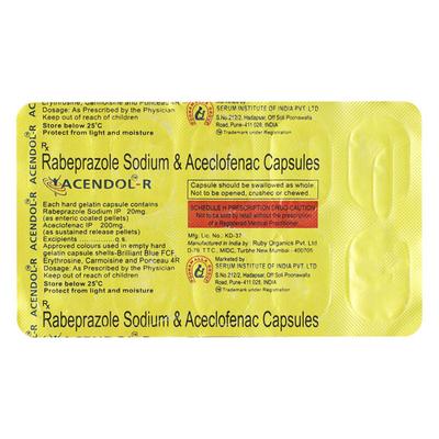 ACENDOL R Capsule 10's - Pain relief-Nsa