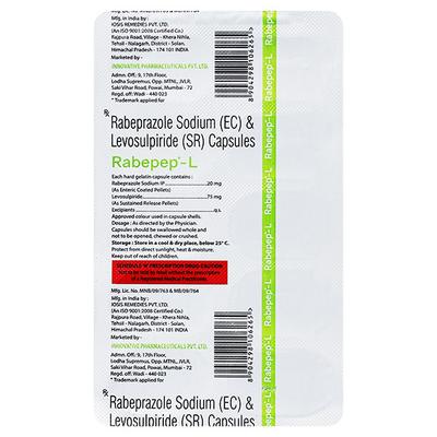 RABEPEP L Capsule 10's - Ulcerative Colitis/Bowel Inflammatory Disease-GIT