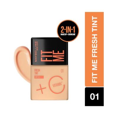 Maybelline New York Fit Me Fresh Tint with SPF 50 and Vitamin C Shade 01 Tint 30ml - Foundation