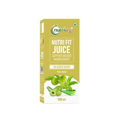 Nutriorg Nutri Fit No Added Sugar Juice 500 ml - Ayurvedic Juices