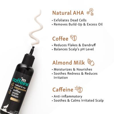 Mcaffeine Naked & Raw Cappuccino Coffee Scalp Lotion 100 ml - Hair Lotions & Tonics