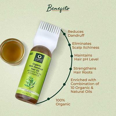 Organic Harvest Anti Dandruff Hair Oil Apple & Tea Tree 150 ml - Hair Oils