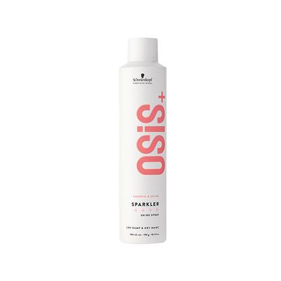 Schwarzkopf Professional OSiS+ Sparkler Hair Styling Shine Spray, Frizz Free Shine, Vegan, Silicone-free, Heat protection Hair Spray 300 ml - Hair Sprays & Mists