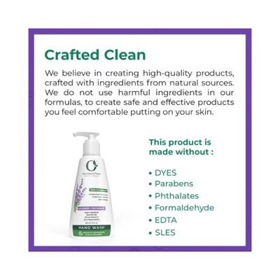 The Organic Forest Chemical Free Lavender and Peppermint Hand Wash 150 ml - Hand Wash & Soaps