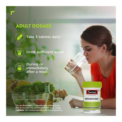 Swisse Ultiboost Metabolism+ Tablet 60's - General Health