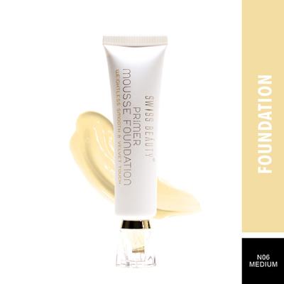 Swiss Beauty Primer Mousse Foundation - (Beige) 30 ml - Foundation