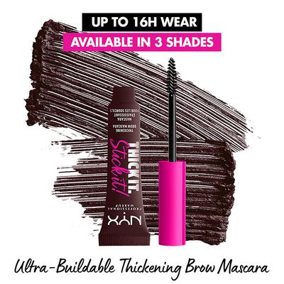 NYX Professional Makeup Thick It Stick It Brow Mascara Espresso 7 ml - Eyebrow Pencils & Enhancers
