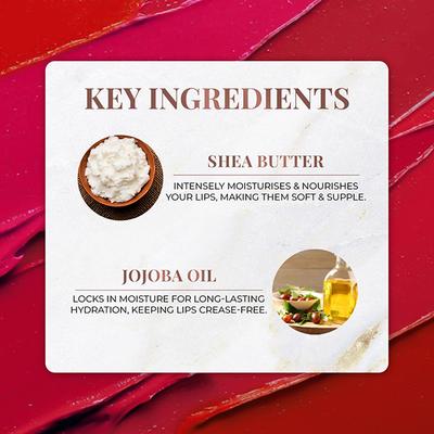 Just Herbs Long Stay Relaxed Matte Lipstick Shea Butter + Jojoba Oil Jhrm 05 (Coffee Date) 4gm - Lipsticks