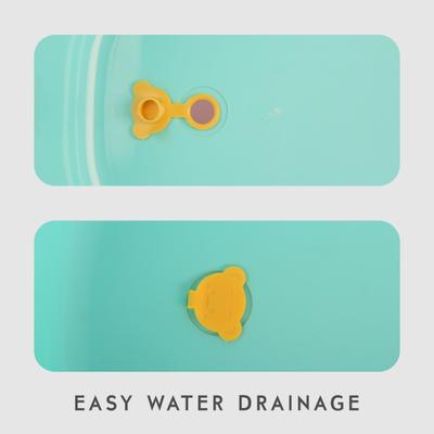 R for Rabbit Kiddie Kingdom Splash With Sling Bath Tub - Sea Green 1's - Bathing Essentials