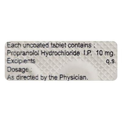 Pronol 10mg Tablet 10'S - Hypertension-Bet