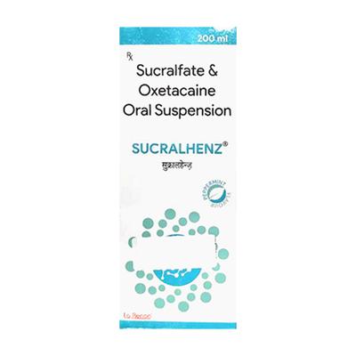 SUCRALHENZ PEPPERMINT FLAVOUR Oral Suspension 200ml - Ulcer/Reflux/Flatulence-Aaa
