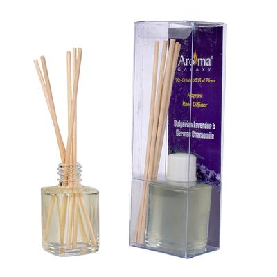 Aroma Galaxy (Alcohol Free) Fragrant Reed Diffuser Kit - Lavender and Chamomile 30 ml - Carrier Oils