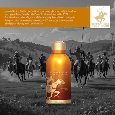 Beverly Hills Polo Club Prestige Parfum Body Spray - Titan 300 ml - Men Deodorants/Roll-Ons