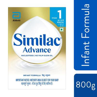 Similac Advance Infant Formula Stage 1 Powder (Up to 6 months) Refill Pack 800 g - Baby And Infant Supplements