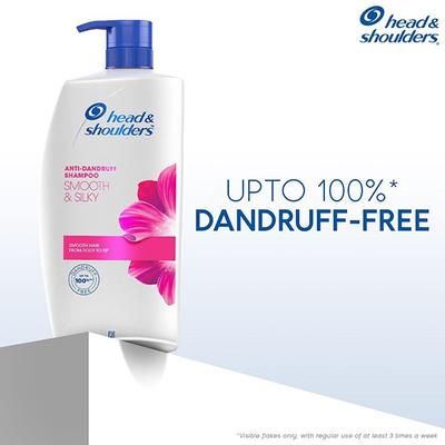 Head & Shoulders Smooth and Silky Anti Dandruff Shampoo for Women & Men 1000 ml - Shampoos