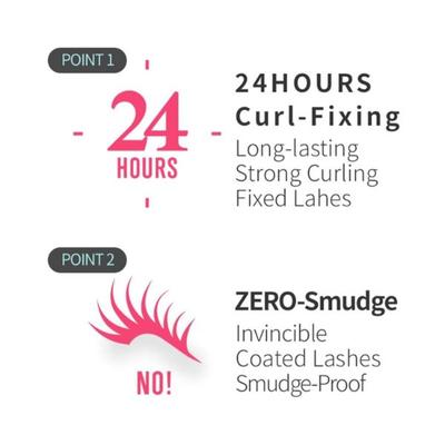 Etude Lash Perm Curl Fix Mascara Brown 8gm - Mascaras