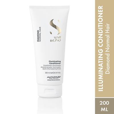 Alfaparf Milano Diamond Illuminating Conditioner - Splitend Repair, Shine, Wavy Hair 250 ml - Conditioners