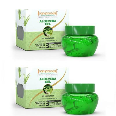 Aryanveda Natural Aloe Vera Gel For Face, Hair & Body (Pack of 2) 200 gm - Skin-Treatment