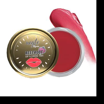Aegte Organics Lip and Cheek Tint Balm (Rosy Pink) 15 gm - Lip Stains & Tints