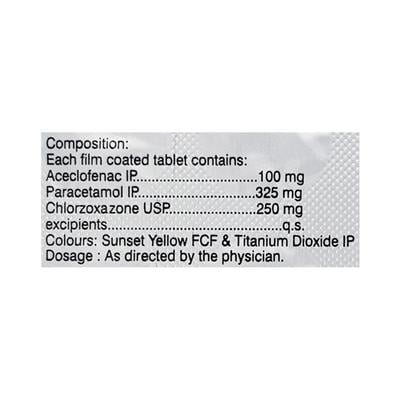 Acemiz MR Tablet 10'S - Muscle Spasm-Mus