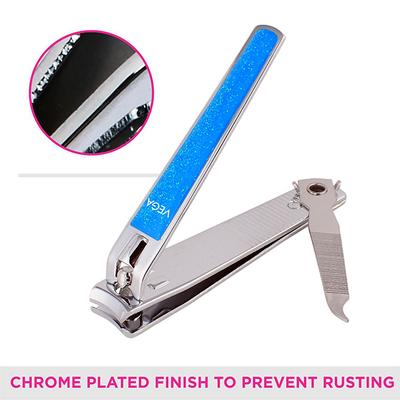 Vega 3 In 1 Pedicure Tool and Large Nail Clipper (VCP-09) 2's - Manicure & Pedicure Kits