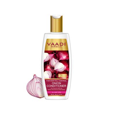Vaadi Herbals Onion Conditioner for Hair Fall Control & Hairgrowth With Wheat Protein 350 ml - Conditioners