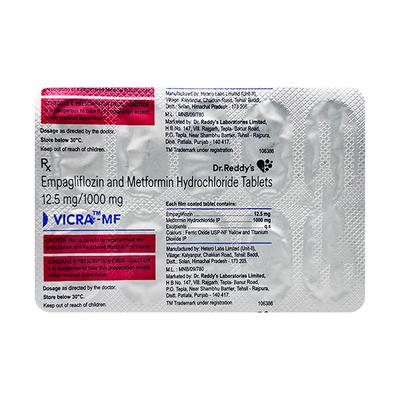 VICRA MF Tablet 10's - Diabetes-Ant