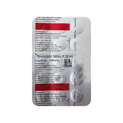 TENEFIT 20mg Tablet 15's - Diabetes-Ant