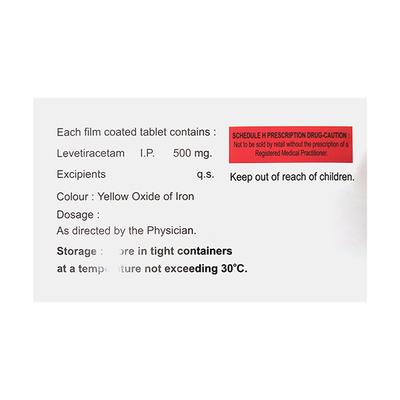 LEVINZ 500 Tablet 10's - Epilepsy/Convulsion-Ant