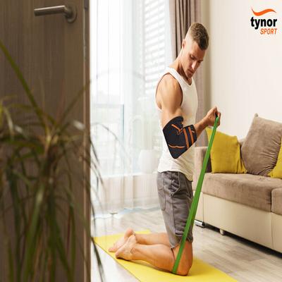 Tynor Elbow Support Air Pro - Black & Orange (S) 1's - Arm/Elbow Supports
