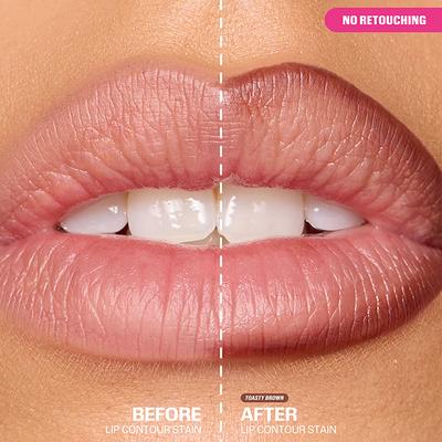 HUDA BEAUTY Lip Contour Stain Toasty Brown 1 ml - Lip Stains & Tints