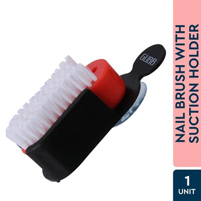 GUBB Nail Cleaning Brush With Suction Holder 50 gm - Nail Care