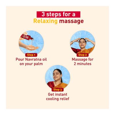 Navratna Ayurvedic Cool Oil 45 ml - Hair Oils