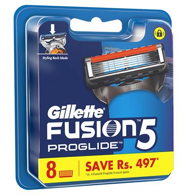 Gillette Fusion 5 Proglide Cartridge - 8N Pack 1's - Razors & Cartridges