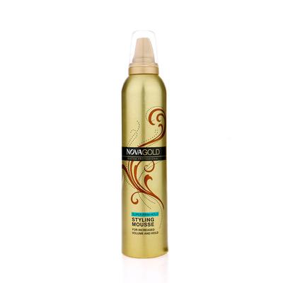 Nova Gold Super Firm Hold Long Lasting Hair Styling Mousse 300 ml - Hair Gels & Waxes