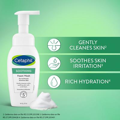 Cetaphil Soothing Foam Wash 200 ml - Face Wash & Cleansers