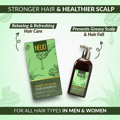 NEUD Premium Ghrit Kumari Hair Shampoo for Men & Women 300 ml - Shampoos