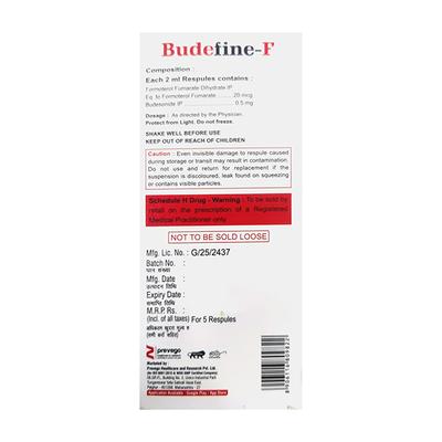 BUDEFINE F Respules 5X2ml - Asthma/COPD-Ast