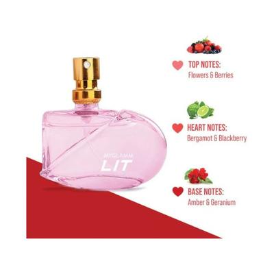 MyGlamm LIT XOXO Fragrance-Flirty 25 ml - Body Mist/Spray