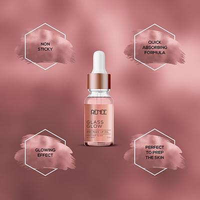 Renee Glass Glow Pre Make Up Oil Prep and Glow all Day 10ml - Face Oils